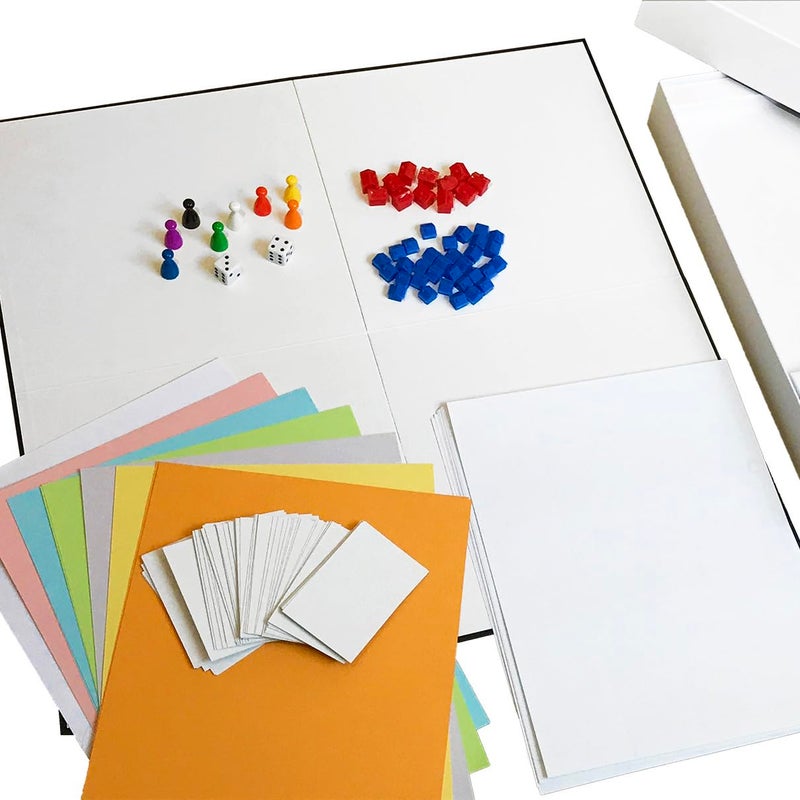 Apostrophe Games Create Your Own Opoly Board Game â€“ Blank Game Board with Board Game Accessories, Blank Cards, Property Cards â€“ Ideal for DIY Family Games, Creative Projects - Image 3